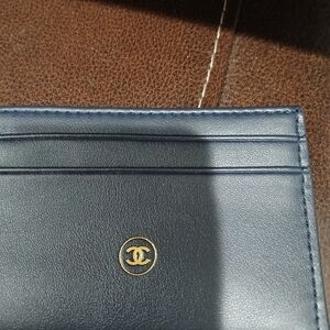 Chanel   Blue Card Holder